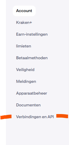 Kraken — Verbindingen en API