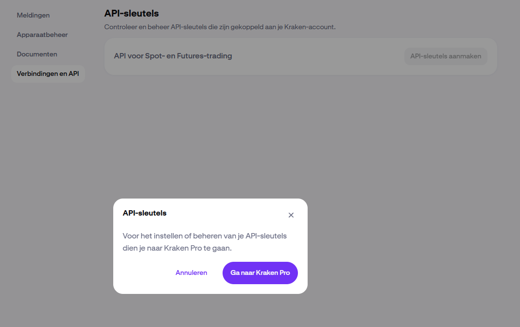 Kraken — doorverwijzing naar Kraken Pro